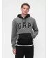 Pánska mikina GAP LOGO PULLOVER HOODIE 795560-01 SHARK FIN