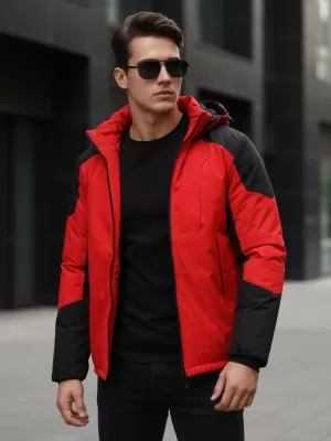 Pánska bunda DSTREET TX5121 ČERVENÁ