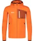 Pánska mikina powerfleece NORDBLANC BRACKEN NBWFM8286 ORANŽOVÁ