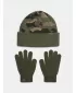 Sada pre chlapcov UNDER ARMOUR B BEANIE/GLOVE COMBO 1386641-390 ZELENÁ