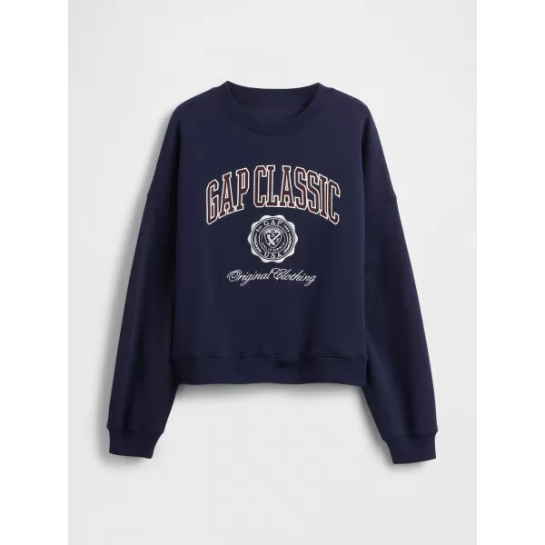  Dámska mikina GAP LOGO SWEATSHIRT 799272-01 NAVY UNIFORM 
