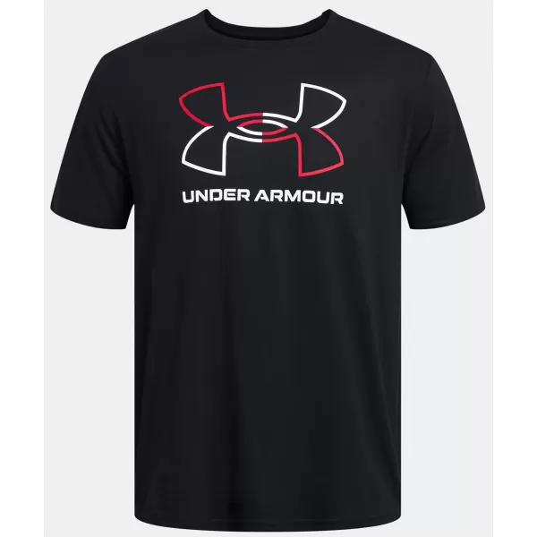  Pánske tričko UNDER ARMOUR GL FOUNDATION UPDATE SS 1382915-001 ČIERNA 