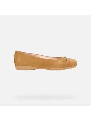 Dámske baleríny GEOX ANNYTAH G012968 HNEDÁ