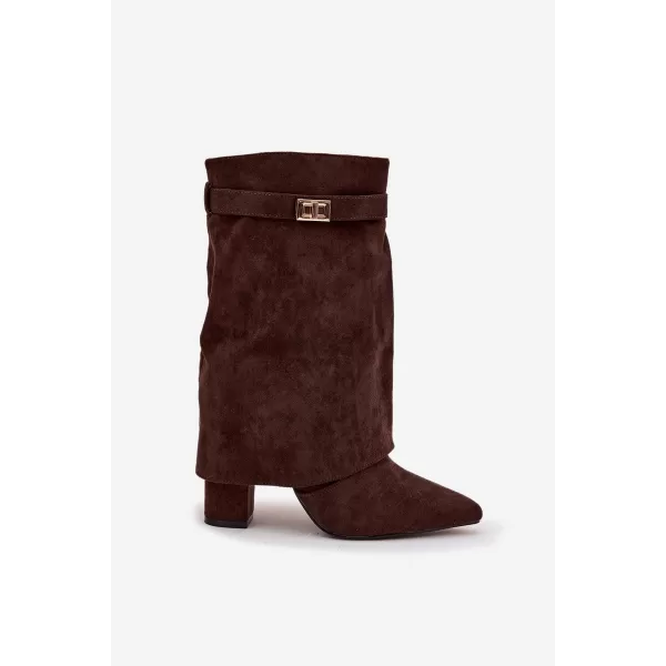  Dámske čižmy BOTO LUVIELLE 40201 BROWN 