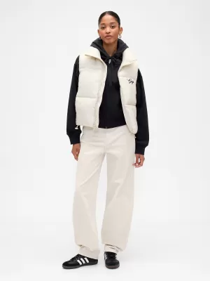Dámska vesta GAP LOGO PUFFER VEST 818719-02 CHINO