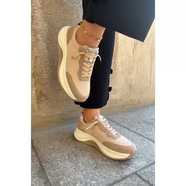  Dámske tenisky BIG STAR RR274A345 BEIGE Big Star Shoes 