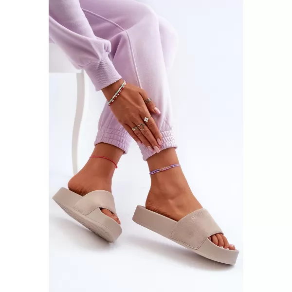  Dámske topánky BIG STAR NN274A671 BEIGE Big Star Shoes 