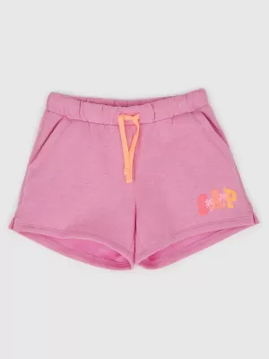 Detské kraťasy GAP LOGO SWEATSHORTS 719777-06 BUDDING LILAC