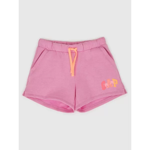  Detské kraťasy GAP LOGO SWEATSHORTS 719777-06 BUDDING LILAC 