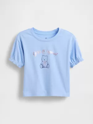 Detské tričko GAP LOGO TEE 816542-00 WIND BLUE