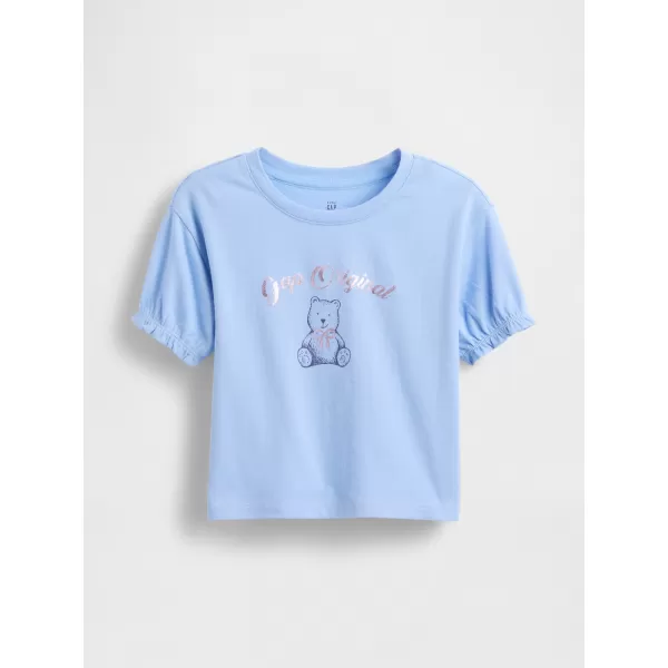  Detské tričko GAP LOGO TEE 816542-00 WIND BLUE 