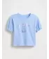 Detské tričko GAP LOGO TEE 816542-00 WIND BLUE