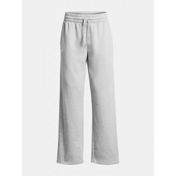  Dámske športové nohavice UNDER ARMOUR UA RIVAL FLC STRAIGHT PANT 1381847-011 ŠEDÁ 