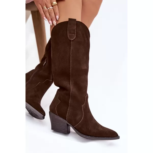  Dámske čižmy BOTO URSELLE 41113 BROWN 