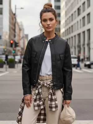 Dámska bunda DSTREET TY5539 ČIERNA