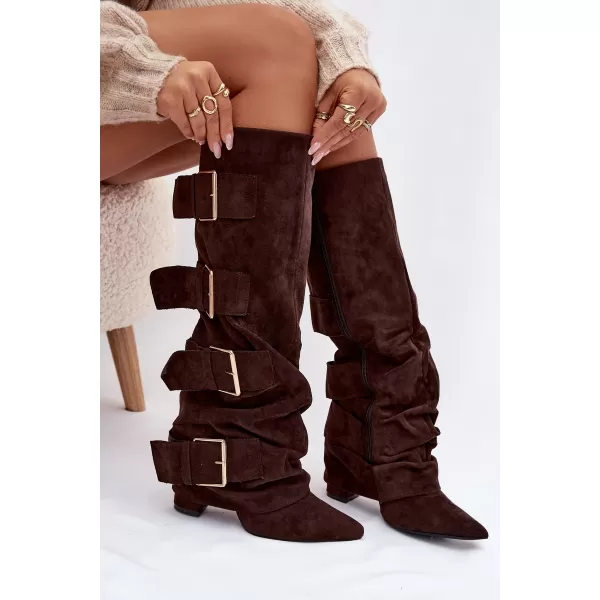  Dámske čižmy BOTO ISAVELLE 40940 BROWN 