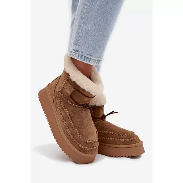  Dámske topánky BIG STAR SS274373 BROWN/BEIGE Big Star Shoes 