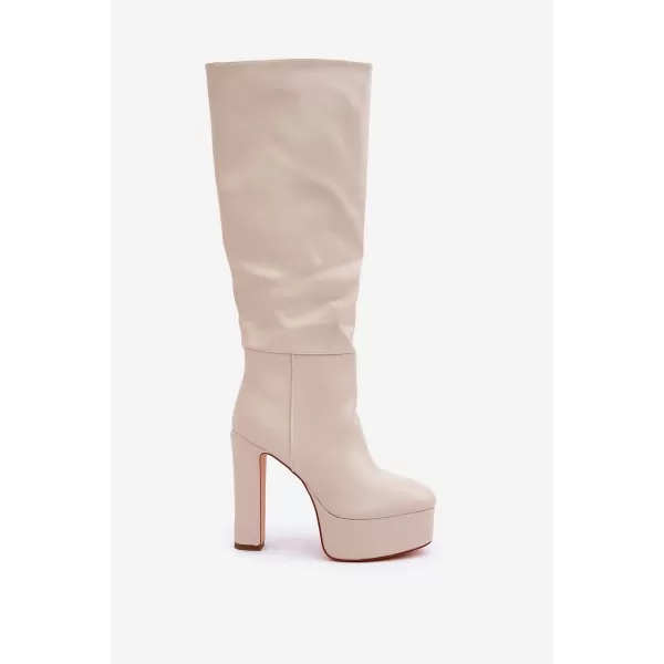  Dámske čižmy BOTO FELILORN 35100 BEIGE 