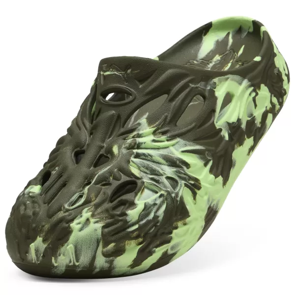  Šľapky PUMA MB.04 SLIDE 397665_14 DARK OLIVE/FIZZY LIGHT 