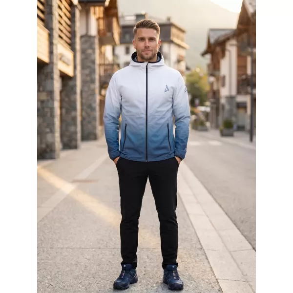  Pánska softshellová bunda premium ALTISPORT VOJ/ALM126JACK01 NÁMORNÁ MODRÁ/BIELA 