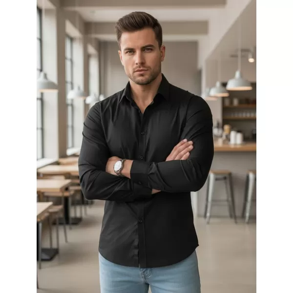  Pánska košeľa DSTREET DX2538 ČIERNA 