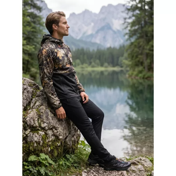  Pánska softshellová bunda premium ALTISPORT VOJ/ALM124JACK01 VETVA 