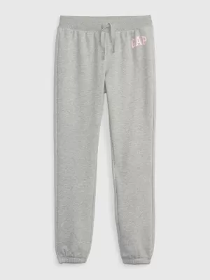 Detské tepláky GAP LOGO JOGGERS 842412-00 LIGHT HEATHER GREY