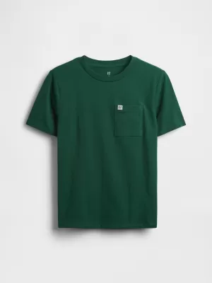 Detské tričko GAP LOGO TEE 819989-03 EVERGREEN GLAMOUR