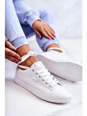 Dámske tenisky BIG STAR HH274073 WHITE/PINK Big Star Shoes