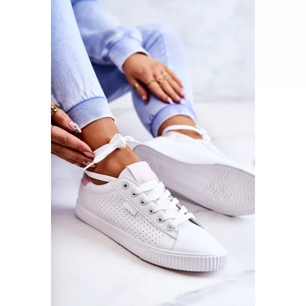 Dámske tenisky BIG STAR HH274073 WHITE/PINK Big Star Shoes 