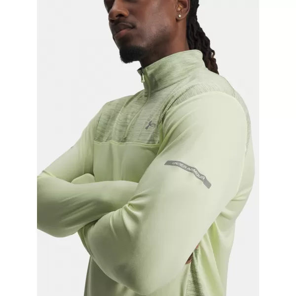  Pánske tričko UNDER ARMOUR UA TECH UTILITY 1/4 ZIP 6004963-391 ZELENÁ 