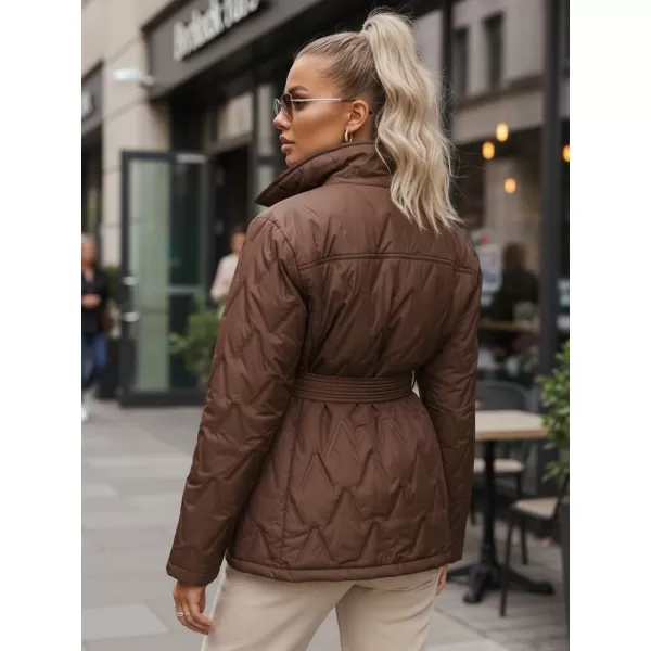  Dámska bunda DSTREET TY5586 HNEDÁ 