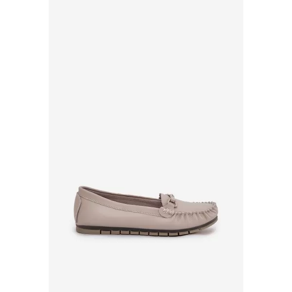  Dámske mokasíny S.BARSKI LR51-547 BEIGE 