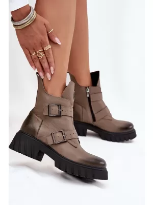 Dámske topánky ZAZOO 60482 BEIGE