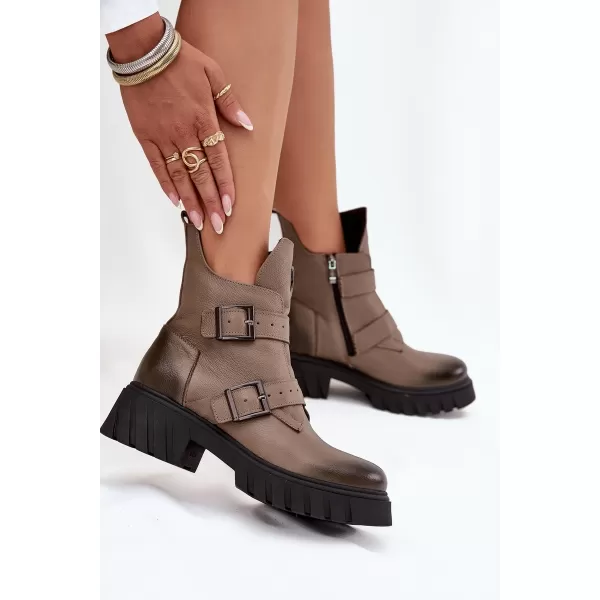  Dámske topánky ZAZOO 60482 BEIGE 