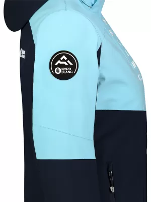 Dámska lyžiarska bunda NORDBLANC LILT NBWJL8302 MODRÁ