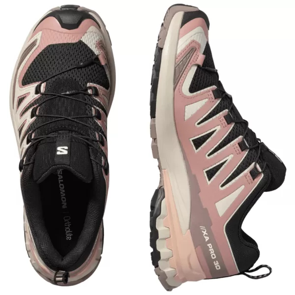  Dámske topánky SALOMON XA PRO 3D V9 W L47882800 BLACK/BURLWOOD/MAHOGANY ROSE 