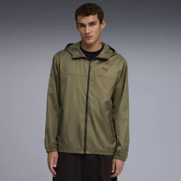  Pánska vetrovka PUMA ESS REGULAR WINDBREAKER 684625_81 LODEN GREEN 