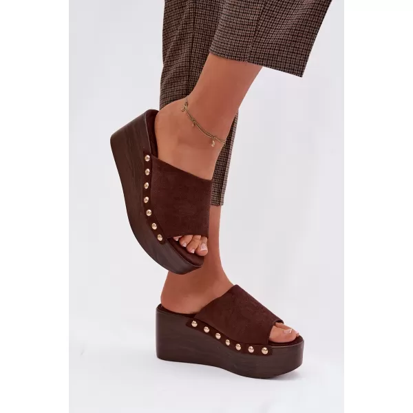  Dámske sandále BOTO HELIVINA 41630 BROWN 