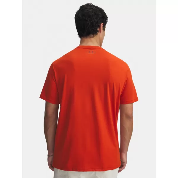  Pánske tričko UNDER ARMOUR UA M SPORTSTYLE LC SS 1326799-842 ORANŽOVÁ 