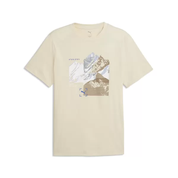  Pánske tričko PUMA GRAPHIC TEE 691779_87 ALPSKÝ SNEH 