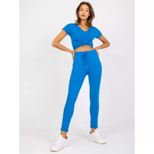  Dámske tepláky BASIC FEEL GOOD RV-DR-3589.10X DARK BLUE 