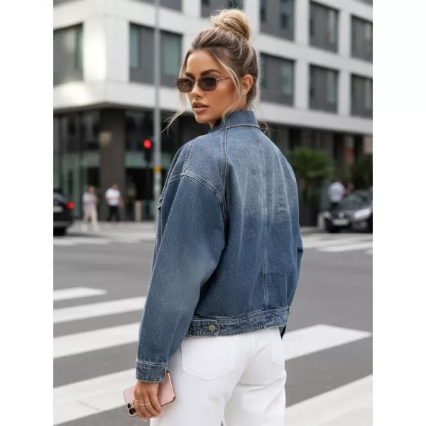  Dámska bunda DSTREET TY5632 MODRÁ 