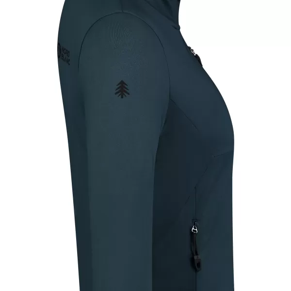  Dámska mikina powerfleece NORDBLANC SEDGE NBWFL8291 MODROZELENÁ 
