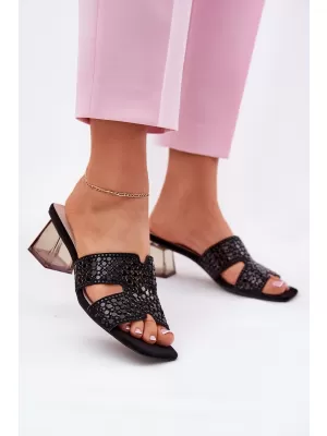 Dámske šľapky VINCEZA 62230 BLACK