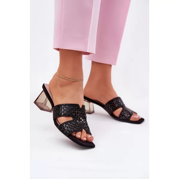  Dámske šľapky VINCEZA 62230 BLACK 
