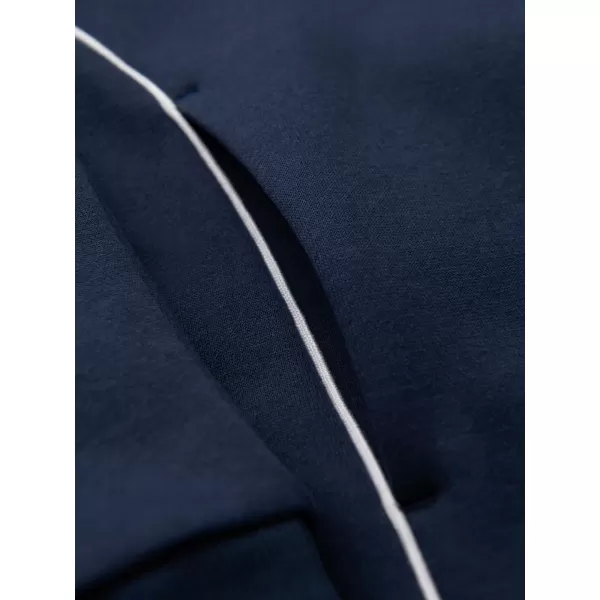  Pánska mikina OMBRE OM-SSNZ-0250 NÁMORNÍCKA MODRÁ 
