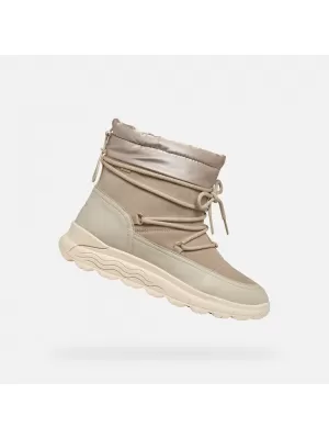 Dámske členkové čižmy GEOX SPHERICA 4X4 ABX G004652 BÉŽOVÁ