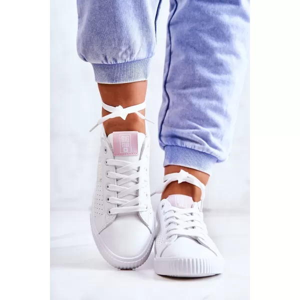  Dámske tenisky BIG STAR HH274073 WHITE/PINK Big Star Shoes 