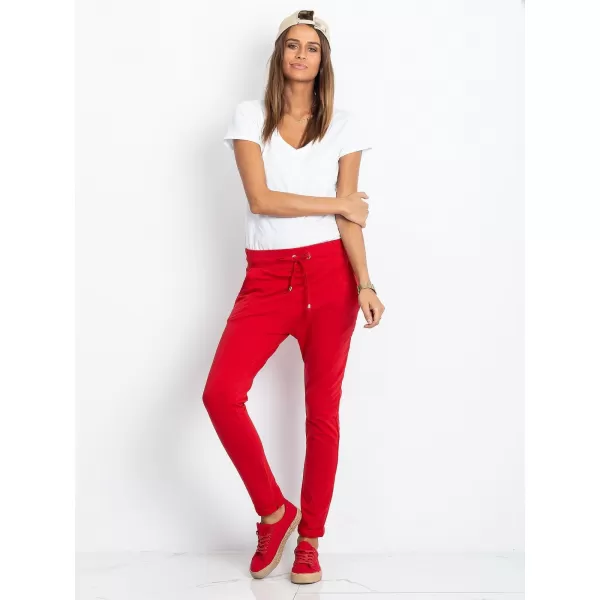  Dámske tepláky BASIC FEEL GOOD RV-DR-3698.07X RED 